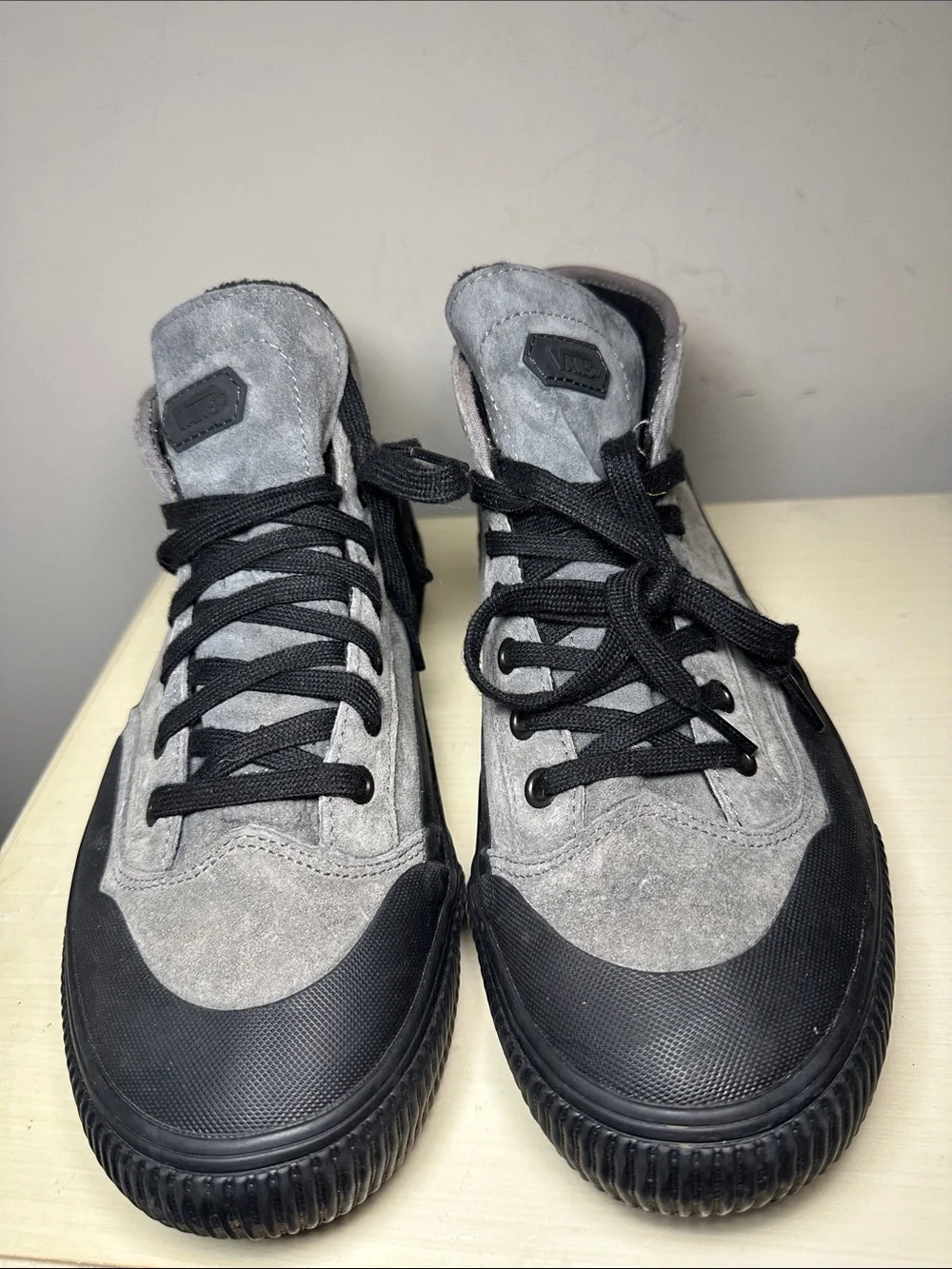 Vans suede gray with black grunge MTE ultra Cush winter boots